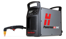 Hypertherm Powermax 65 Sync with 75 degree hand torch 083343